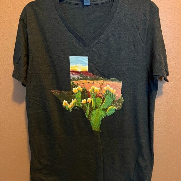 Texas cactus women’s shirt - Picture 1 of 6